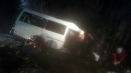 15 человек погибли после столкновения автобуса и лесовоза в Марий Эл - фото 1