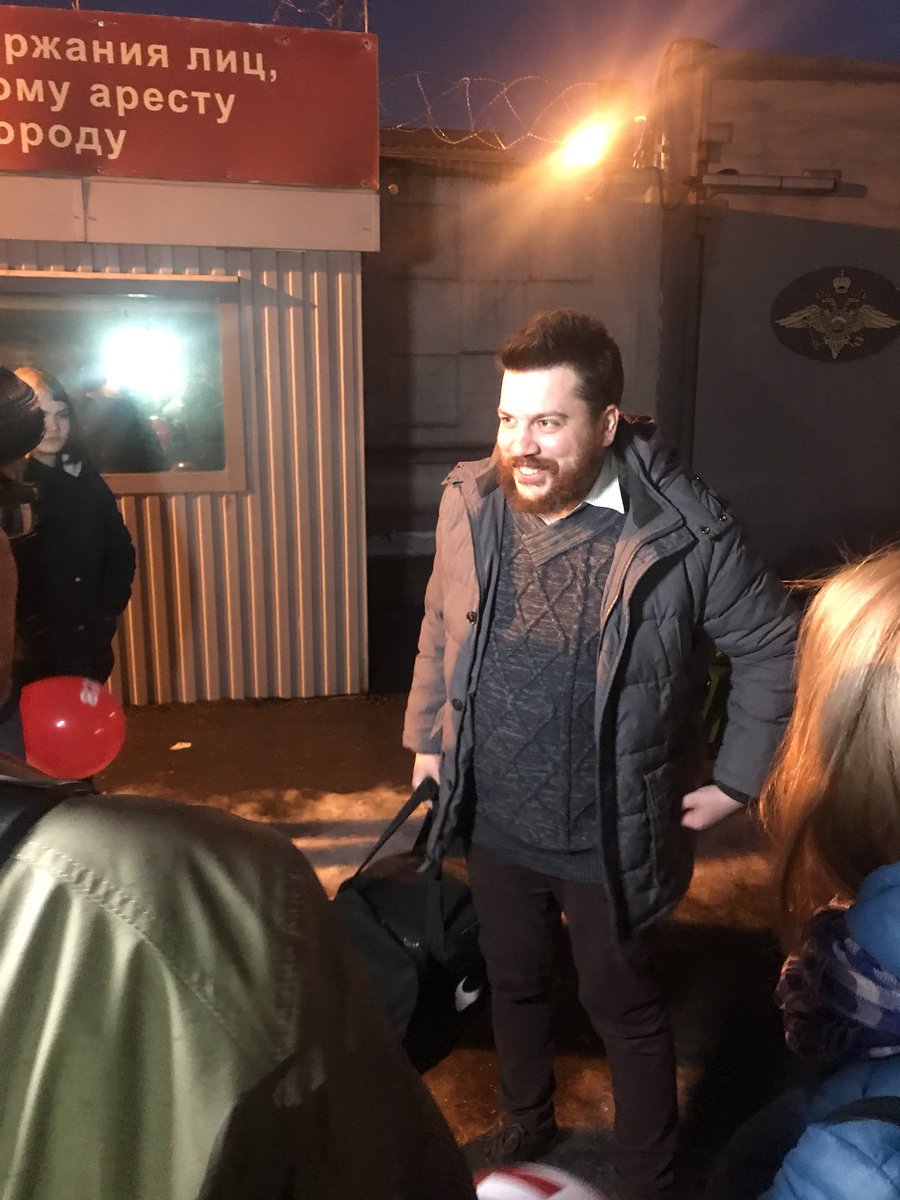 Соратник Навального вышел на свободу в Нижнем Новгороде