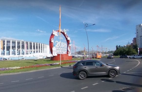 Арт-объект в честь чемпионата мира по футболу убрали в Нижнем Новгороде
