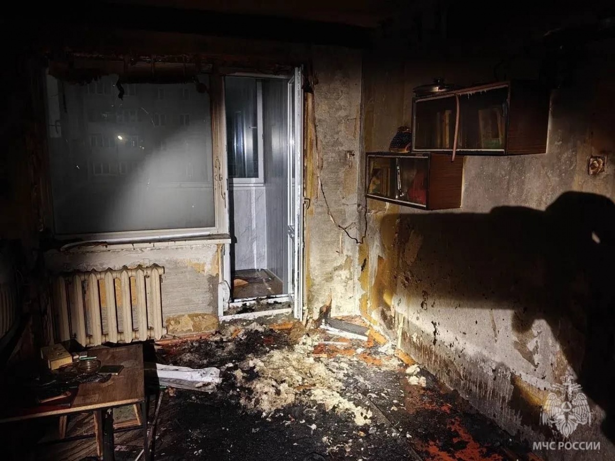 Пожилой мужчина погиб при пожаре из-за сигареты в Нижнем Новгороде - фото 1