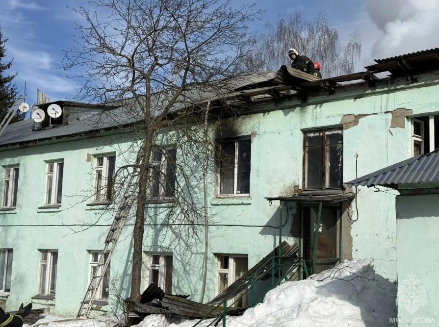 Пожар произошел в жилом доме в Нижегородской области: один человек погиб - фото 1