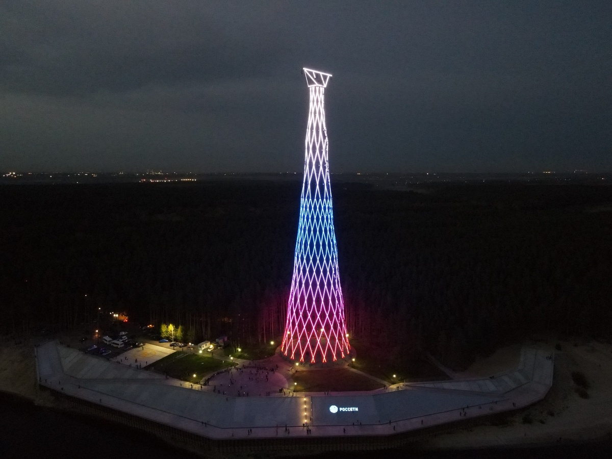 Подсветка Шуховской башни в Дзержинске будет включаться на час раньше - фото 1