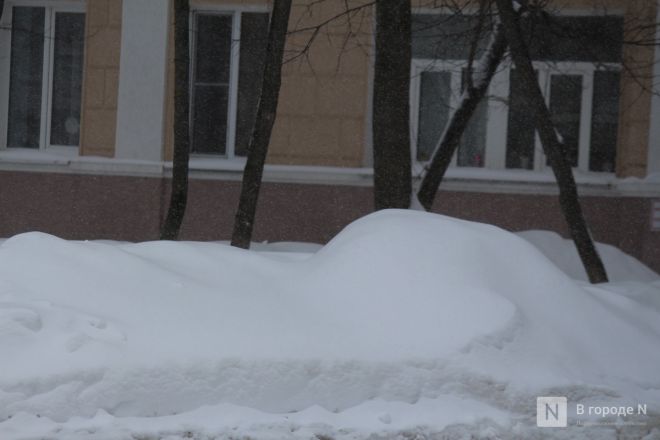 Снежный циклон &laquo;Валли&raquo; обрушился на Нижний Новгород: фоторепортаж - фото 52