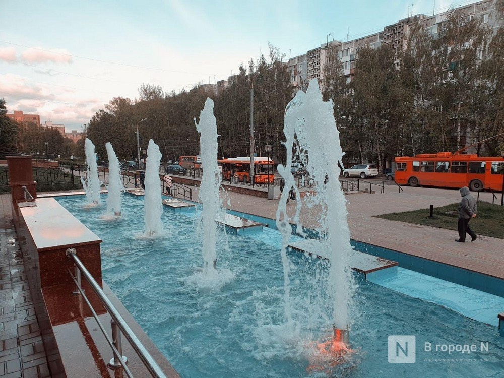 Более 20 фонтанов отключили в парках и скверах Нижнего Новгорода в день ВДВ
