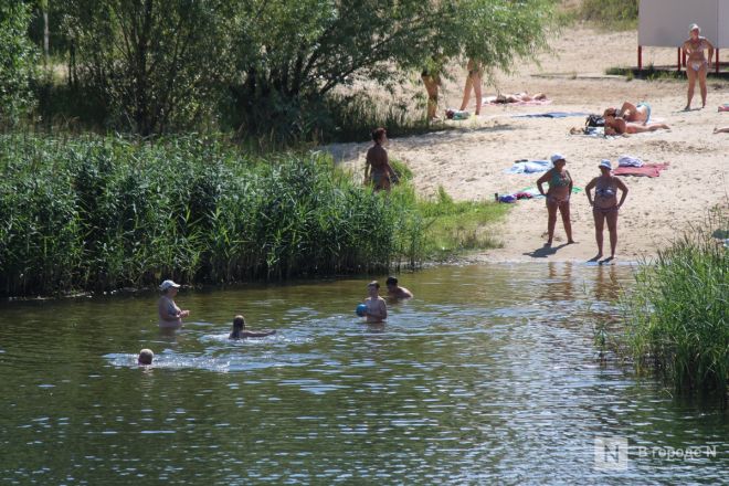 Выживание в жару: фоторепортаж с пляжей Нижнего Новгорода - фото 67