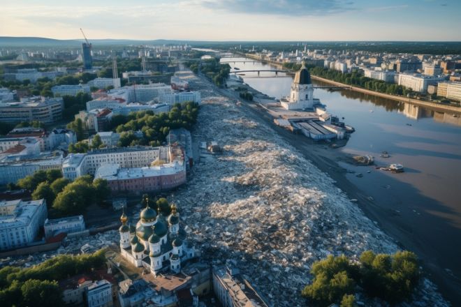 Блогер показал, как выглядел бы Нижний Новгород без переработки пластика и алюминиевых банок - фото 2