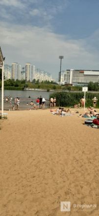 Спасение от адского пекла: фоторепортаж с пляжей Нижнего Новгорода - фото 33