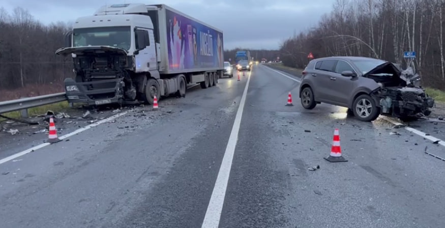 Водитель и ребенок пострадали в ДТП с фурой на М-7 в Нижегородской области