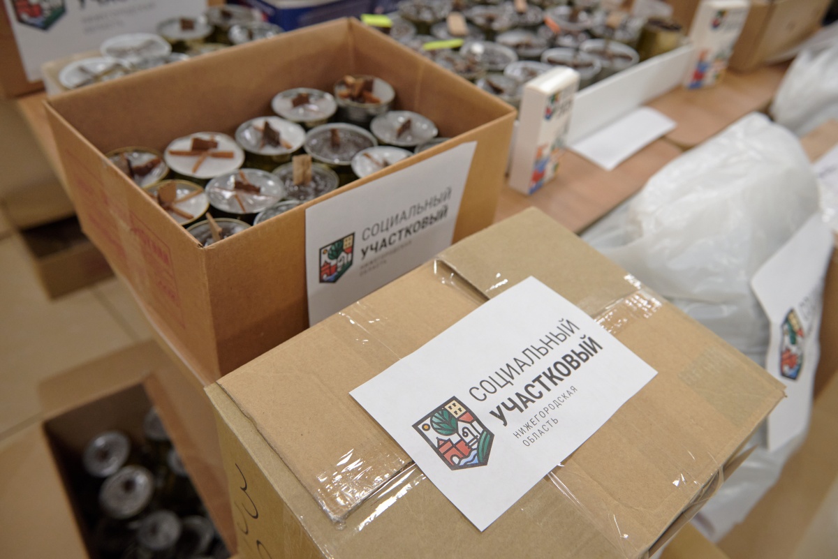 Нижегородские социальные участковые доставят гумгруз бойцам СВО - фото 1