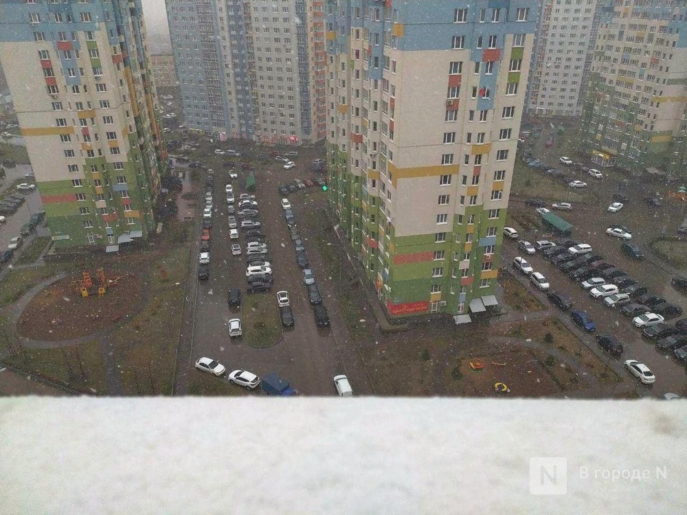 Снегопад неожиданно обрушился на Нижний Новгород - фото 1