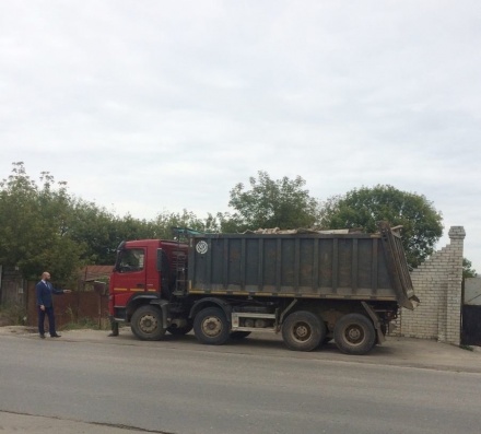 На закрытую несанкционированную свалку в Советском районе вновь пытались ввезти мусор
