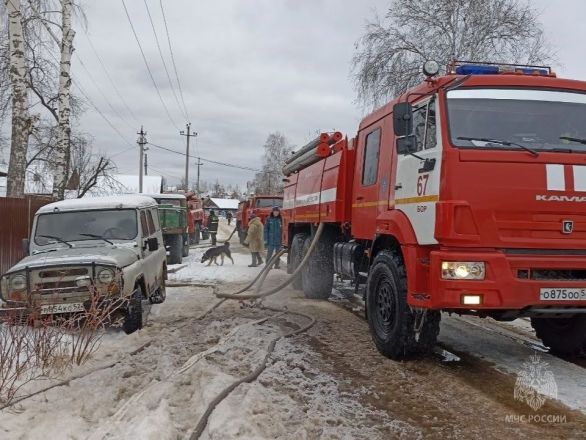 Женщина погибла при пожаре на Бору 1 января - фото 2