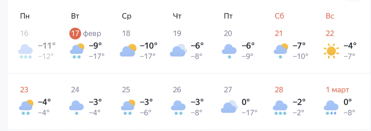 Снегопады еще вернутся: прогноз для Нижнего Новгорода с точными датами - фото 2