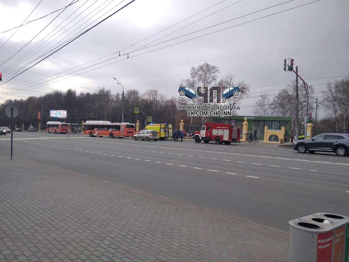 Автобус сбил ребенка на проспекте Гагарина в Нижнем Новгороде - фото 1