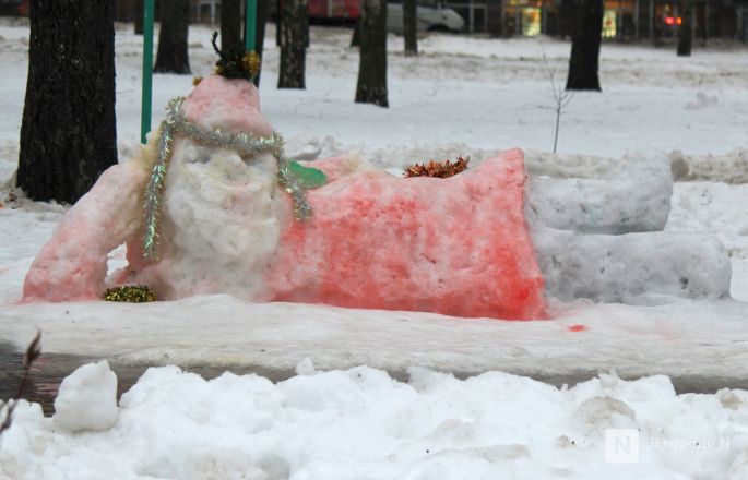 Снежные драконы появились в нижегородском парке Пушкина - фото 5