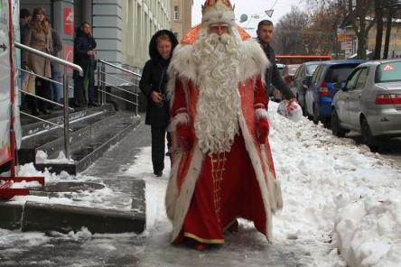 Дед Мороз из Великого Устюга посетил Нижний Новгород (ФОТО)