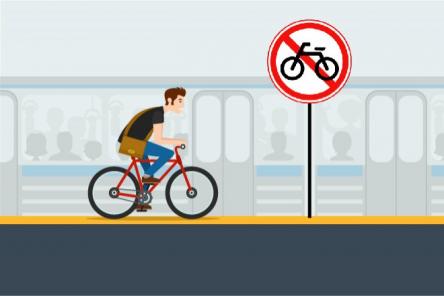 В вагон на колесах: можно ли провозить велосипед в метро? 