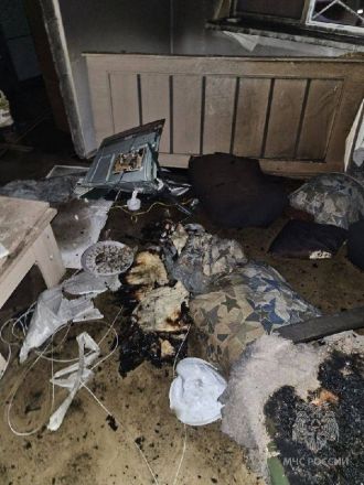 Пятерых взрослых и одного ребенка спасли из горящей квартиры в Нижнем Новгороде - фото 1